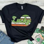 Gildan St. Patrick’s Day Lucky Medium T-Shirt Womens Photo 0