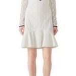 Monique Lhuillier ML Ivory Lace A-Line Dress Size 2 Photo 1