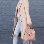 ZARA Blogger favorite! Wool Coat in Pink Blush Medium Photo 1