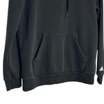 Adidas Women’s  black multicolor logo graphic fleece hoodie size medium Photo 3