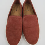 Birdies  Women's Rusty Red Suede Loafers Slip On Flats Size 10 Photo 0
