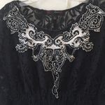 FINAL MARKDOWN Ladies’ HeartSoul Appliqué & Lace Top (M) Black Size M Photo 1
