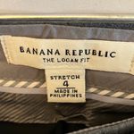 Banana Republic : Gray Stretch Dress Pants- The Logan Fit- 4- 95% Wool Photo 1