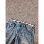 BCBGMAXAZRIA Distressed Boyfriend Jeans Light Wash Women's Size 29 Photo 5