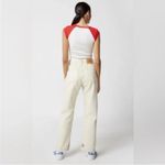 Urban Outfitters  BDG High Waisted Cowboy Jeans in Cream Photo 3