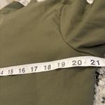 Olive Green Faux Sherpa Lined Jacket Size Medium Button Front Jacket Outerwear Photo 7