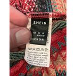 SheIn  Dress Womens Large Multicolor Strapless Tube Bandeau Boho Aztec Knit Midi Photo 5