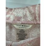 Lucky Brand  Pajamas Women XL Pink Cream Paisley Print Tank Top Drawstring Pants Photo 8