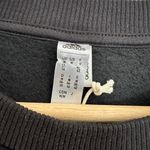 Adidas  Women's  Black Crewneck Sweatshirt  with White Stripes Photo 1