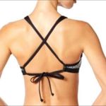 Jag jeans JAG Swim Bikini Top  Stripe High-Neck Swim Beach NWT Size Small Photo 1