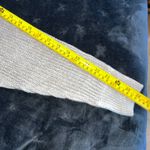 Alfani NWT  Womens Medium Metallic Silver Knit Sweater Long Sleeve Holiday Casual Photo 4