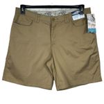 Riders By Lee  SZ 18M Shorts Stretch Comfort Waist Hi-Rise Pockets Zip-Fly Khaki Photo 0