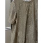 Glam Gold‎ Sequin Velvet Mini Dress Large Party Club Photo 5
