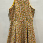 Copper Key Copper‎ Key Womens Yellow Dress XL Floral Sleeveless Back Zipper Photo 0