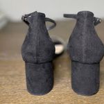 Nina Eloise Ankle Strap Sandal True Black Suede Womens Size 6 Photo 7