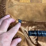 Terry Lewis  Brown Suede and Leather Short Jacket Size 1X Photo 5