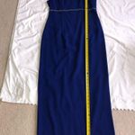 After Dark Evening Gown Blue Rhinestones Formal Prom Sleeveless Size 12 Photo 5