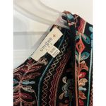 Umgee S XL/XXL Black Floral Embroidered Kimono Open Front Multicolor Boho Hippie Photo 7