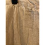 Ruff Hewn Vintage Size 8 A-Line Khaki Pleated Skirt Tan 100% Cotton Made in USA Photo 4
