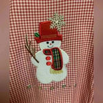 Las Olas Vintage  Women’s Christmas Snowman Button Up Photo 4