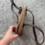 Rosetti  Woven Double Strap Handbag Purse Tan Brown Photo 3