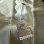 Free People Roxy Rib Pencil Skirt in Creme Size Large NWT Photo 8