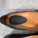 Earthies Vanya Women's Black Leather Slip Ons Size 9B Casual Flats Photo 8