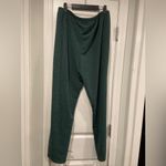 NWOT Serengeti Size XL Emerald Green Sparkle Flowy Wide Leg Pull On Pants Photo 4