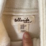 Telluride Clothing Co Wool Blend Asymmetrical Zip Coat Jacket Ivory Sz XS Photo 14