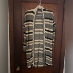 Ralph Lauren Lauren Striped Fringe Cardigan Sweater Size M Photo 4