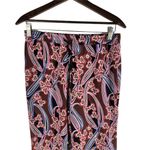 Trina Turk Berta Silk Floral Pants Cover Up Red Drawstring Size S Photo 1