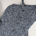 Kathy Ireland  Vintage Blue Textured Acrylic Cardigan Sweater Size Medium Photo 3