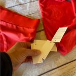 Londre Bodywear Sports Scoop Top, High Leg Scrunch Bottom Fiesta Red Size XL NEW Photo 10