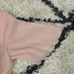 ZARA Pink Pleated Mini Dress Photo 3