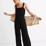 Madewell NWT Petite Smocked Tank Wide Leg Jumpsuit Sz 10P Photo 0