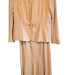 Daymor couture beaded blush pink special occasion maxi dress with blazer set Size L Photo 0