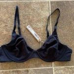 SKIMS Cotton Jersey T-shirt Bra Soot Size 34B Photo 0