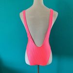 Aerie NWT  Shine Rib Birthday Scoop Cheekiest One Piece Swimsuit Beach Size M Photo 4