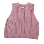 Stradivarius Pink Knit Crop Top Size S (4-13) Photo 2