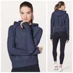 Lululemon  Athletica Lead The Pack Hoodie, Heathered Stony Grape / Black sz. 2 Photo 1