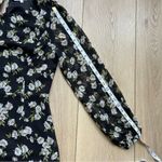 Emory park ASOS  Dark Ditzy Floral Print Maxi Dress Size Large Long Sleeve Photo 7