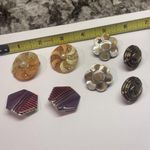 Lot Of 4 Statement Costume Earrings Clip On Clip Photo 5