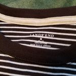 Lands End Brown Beige Stripe T Photo 4
