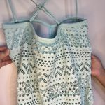 Source Unknown Women's One Piece Crochet Sheer Swimsuit Button Detail Adjustable Straps Size 10 Photo 5