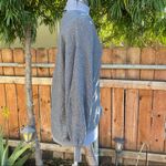 1. State  Ribbed Balloon Sleeve Cotton Blend Sweater In Medium Heather Grey Photo 3