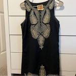 Free People Black & Gold Embellished Sparkly Dress Photo 1