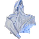 Hollister Y2k style  Baby Blue Cropped Hoodie 🔥 Photo 0