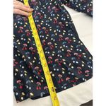 Marine layer NWT  Holli Sleeveless Jumpsuit Blue Cherry Print Pockets Tie Belt XS Photo 8