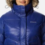 Columbia NWT Peak to Park II Hooded Faux-Fur-Trim Jacket, Blue Plus Size 1X $240 Photo 7