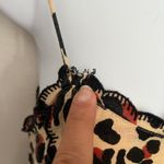 Urban Outfitters  Leopard Babydoll  Mini Dress XS Y2K Coquette Indie Festival Tan Photo 8